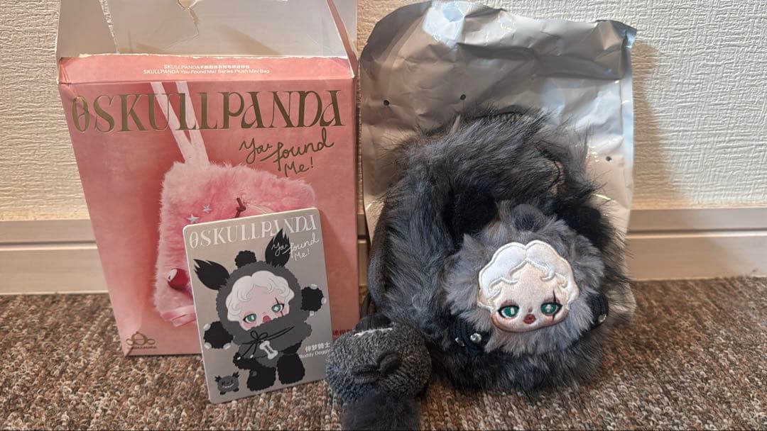 【0時まで値下げ】スカルパンダYou Found Me!シリーズ ミニバッグ SKULLPANDA You Found Me！Series Plush Mini Bag - POP MART (Japan)