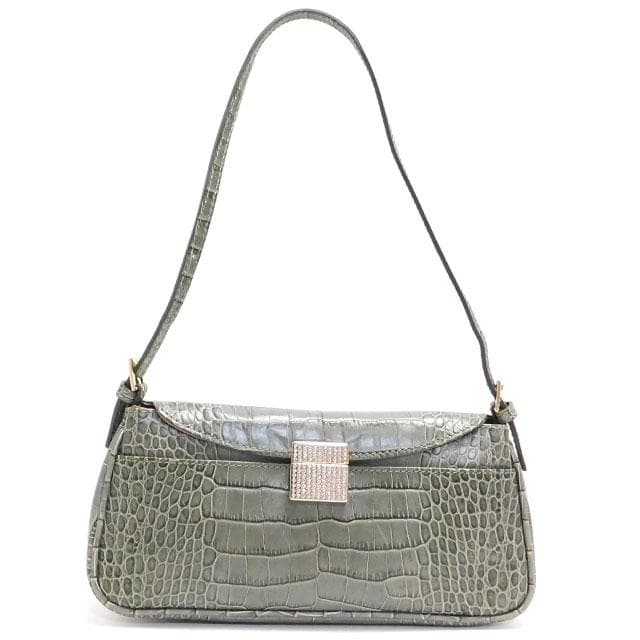 極美品ヴァレンティノ ガラヴァーニ ハンドバッグ 肩掛け可能 クロコ型押しレザー ヴァレンティノ ガラヴァーニ VALENTINO GARAVANI クロコ型押し