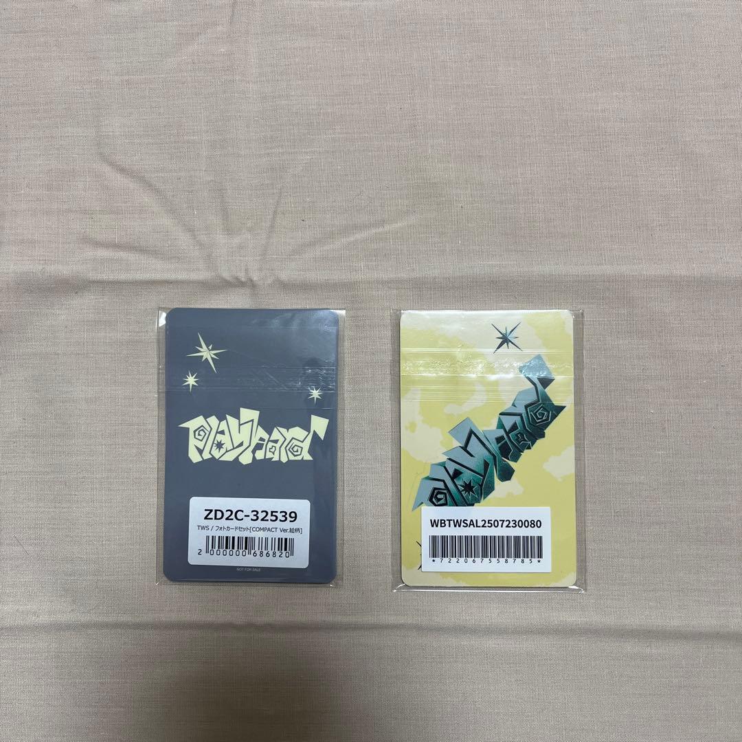 TWS playhard compact 新品未開封 5枚セット 特典トレカ付き - メルカリ