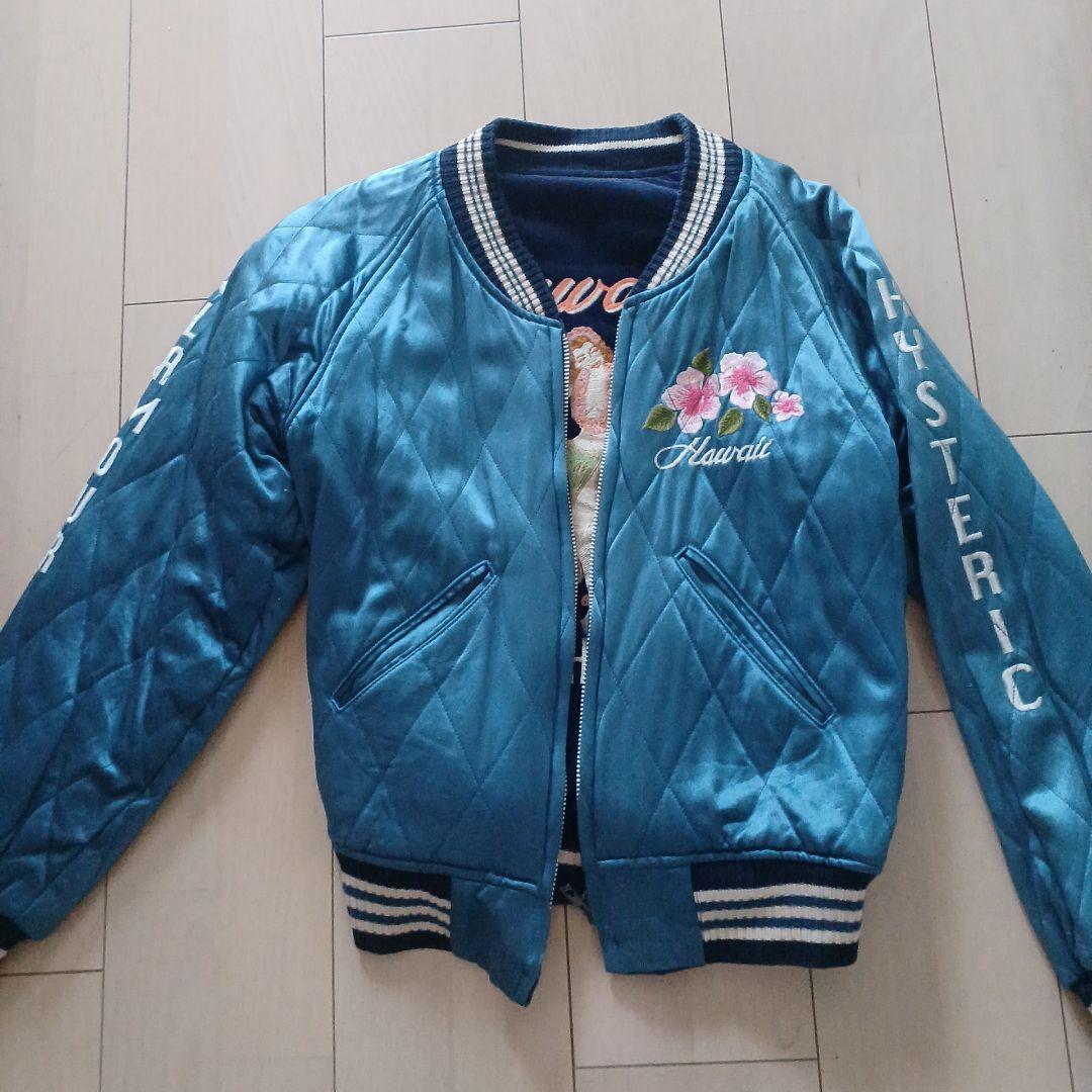 ネ*コ様 激レア！　HYSTERIC 刺繍スカジャン ターコイズ DRAGON LADY TOUR刺繍 スカジャン|HYSTERIC GLAMOUR MEN | HYSTERIC