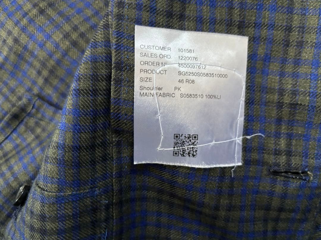 トウアン トゥ様専用] Sartorio テーラードジャケット 46 リネン