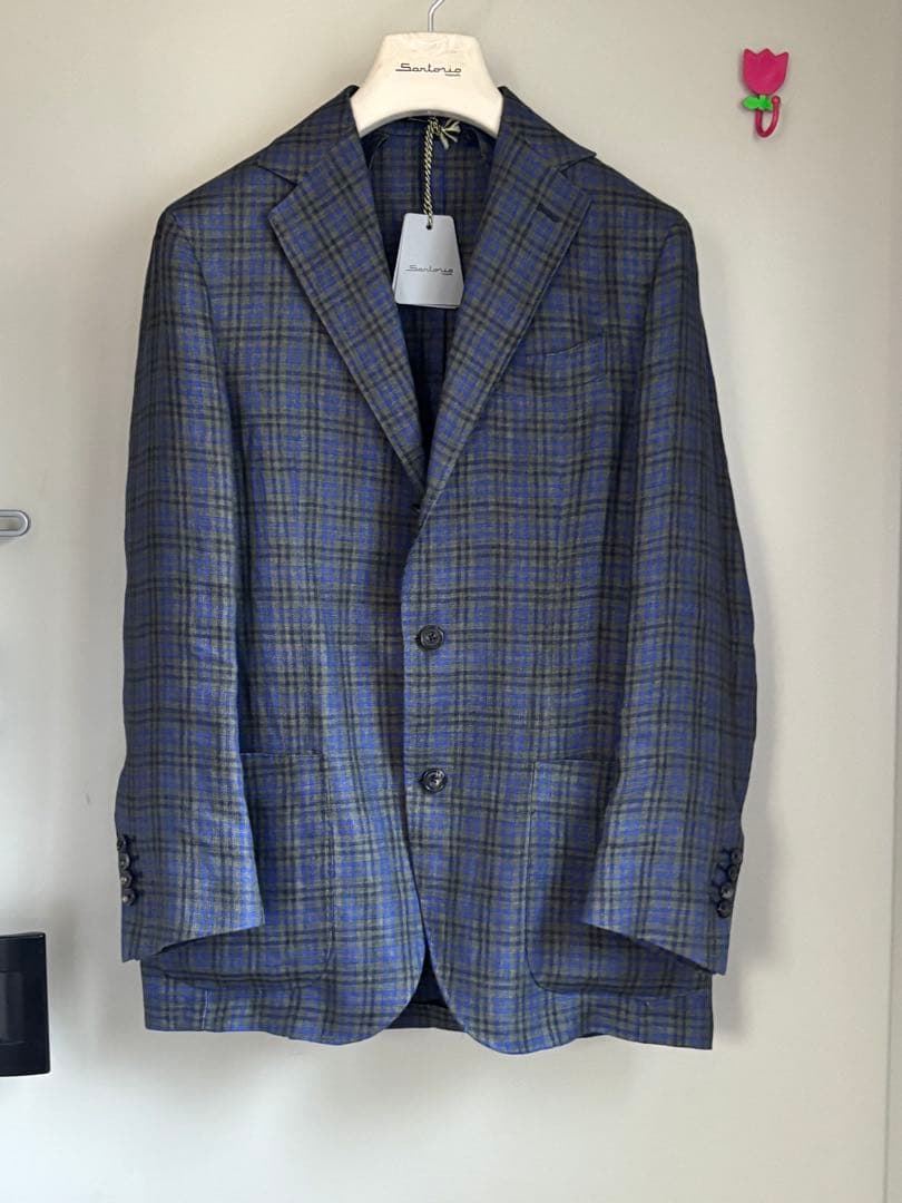 トウアン トゥ様専用] Sartorio テーラードジャケット 46 リネン