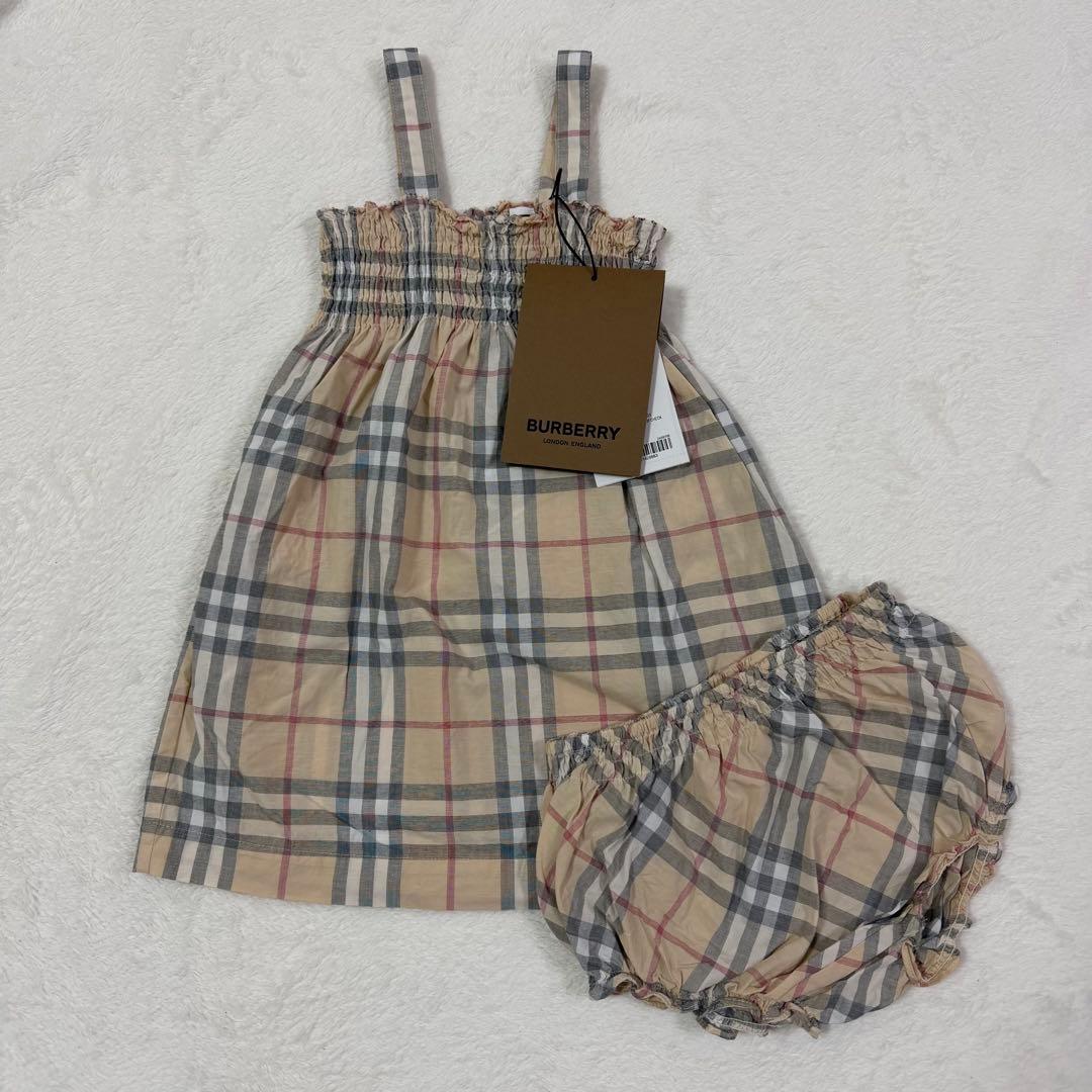 新品タグ付き BURBERRY バーバリー キャミソール ワンピース パンツ