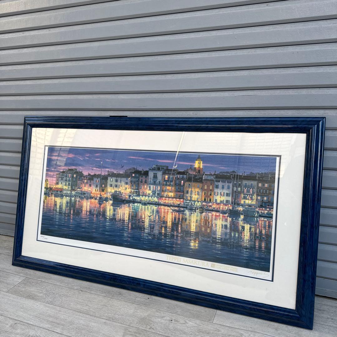 笹倉鉄平「サントロペ」 シルクスクリーン ミクスドメディア - メルカリ