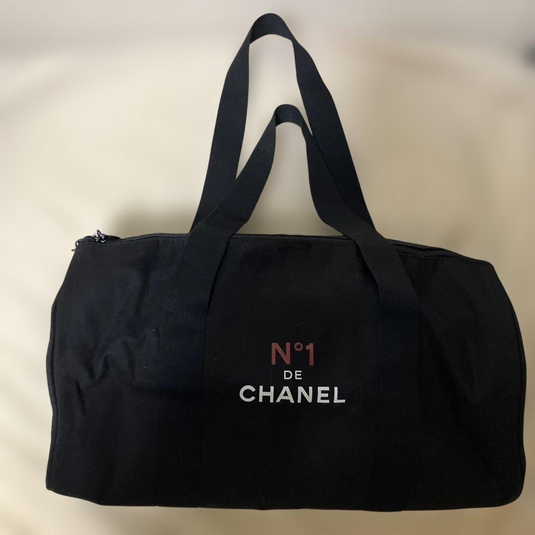 非売品】CHANEL N°1 シャネル ノベルティキャンバス ボストンバッグ