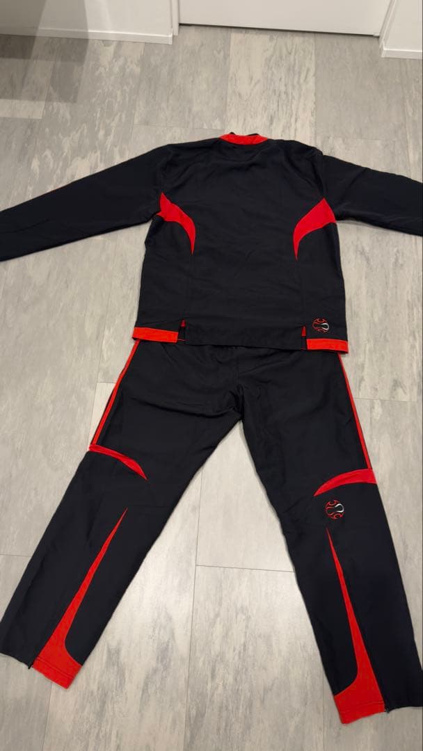 00's adidas製 ACミラン ナイロンジャケット メンズXL上下 - メルカリ