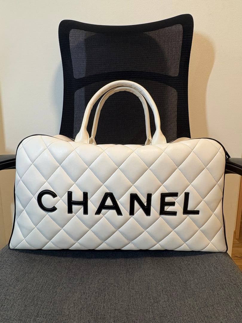 超美品 シャネル　ボストンバッグ　トートバッグ CHANEL（シャネル） 【美品】 | A20525 ニュートラベルライン ロゴ