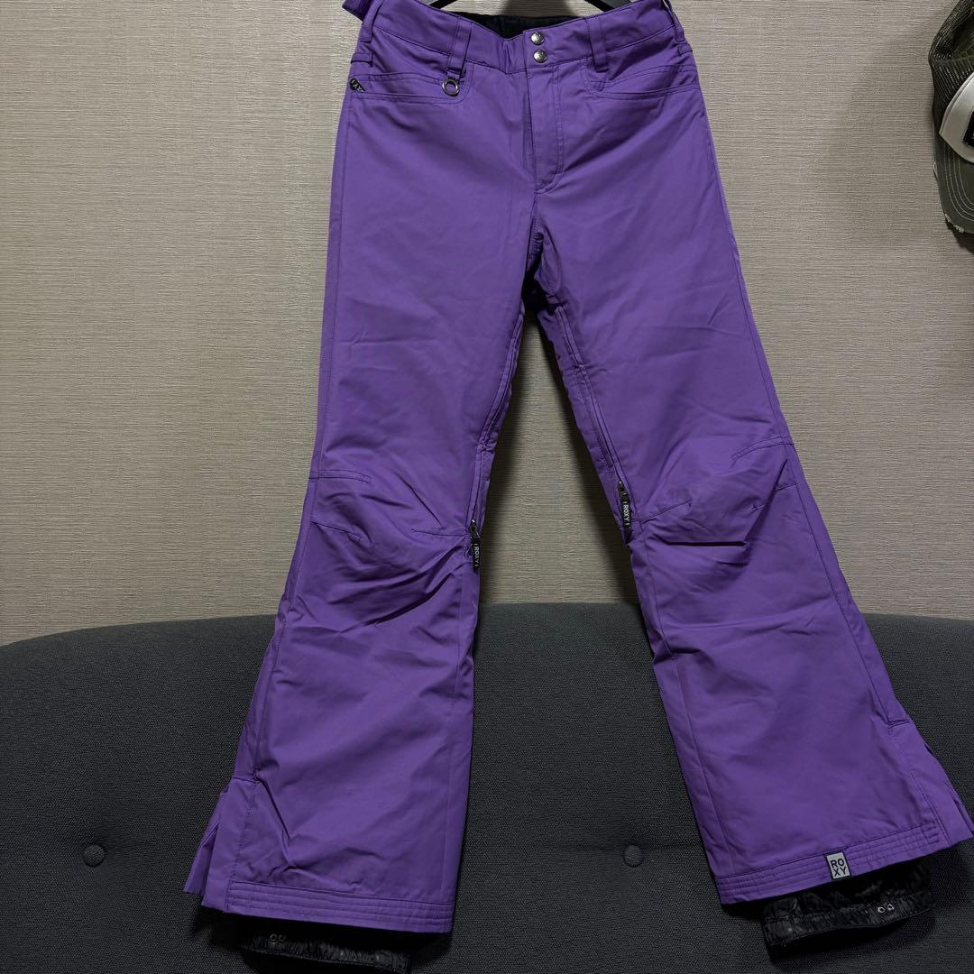 ROXY パープル 紫 スノーボードパンツ スノボウェア ウエストサイズ