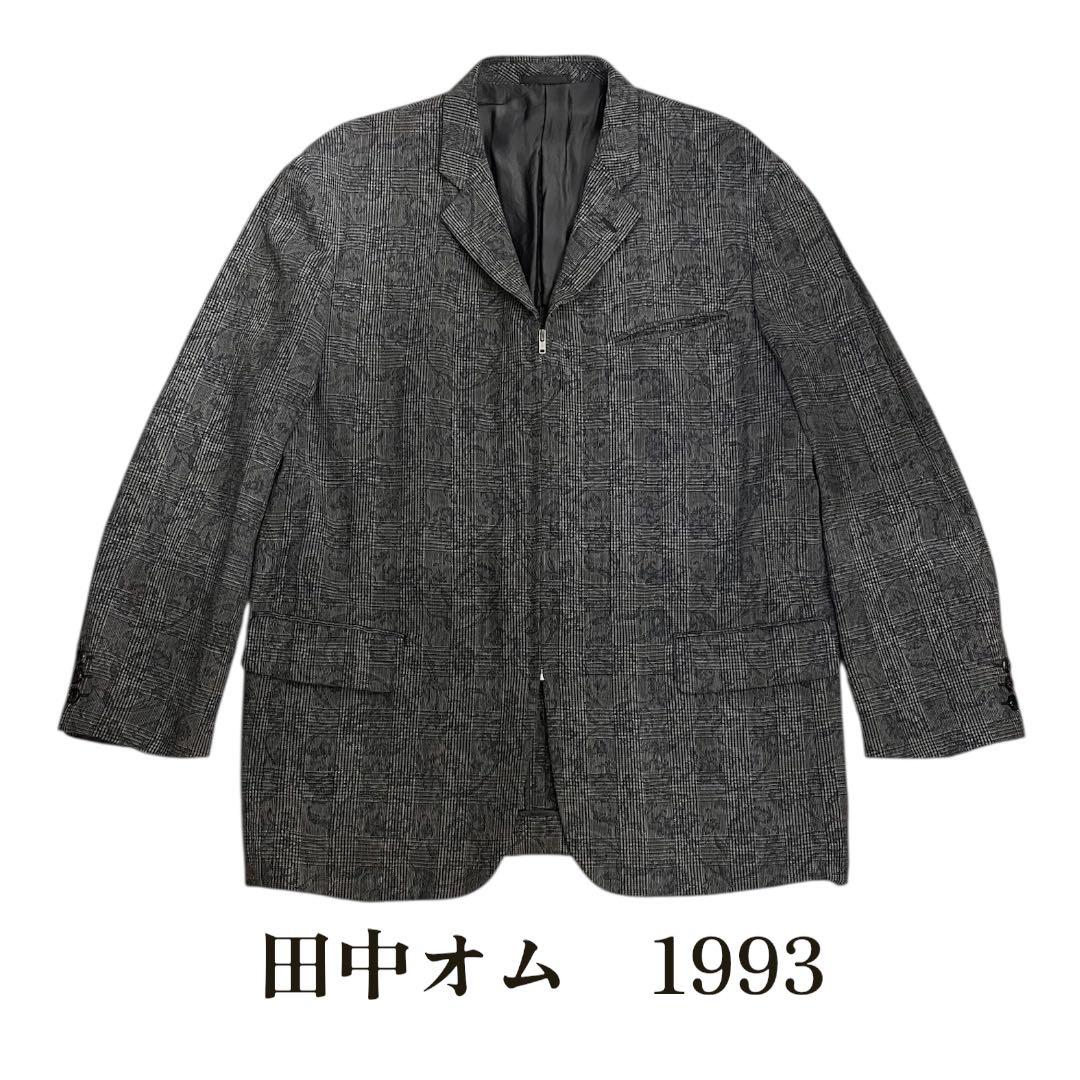 田中オム 1993 テーラードジップジャケットM 美品 コムデギャルソン
