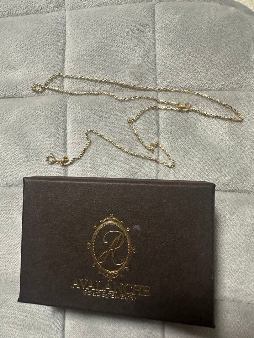 AVALANCHE 10金 イエローゴールドネックレス 10K イエローゴールド ロイヤルケーブルネックレス 幅5mm 45cm-55cm