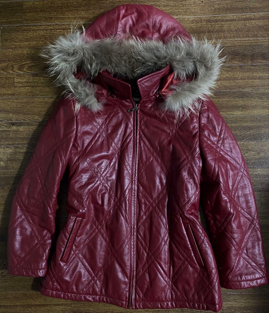 平成ギャルお兄系ファーレザージャケットY2Kフェアリーグランジarchive 平成 ギャル ファー ジャケット ツギハギ 光沢 y2k フェアリー