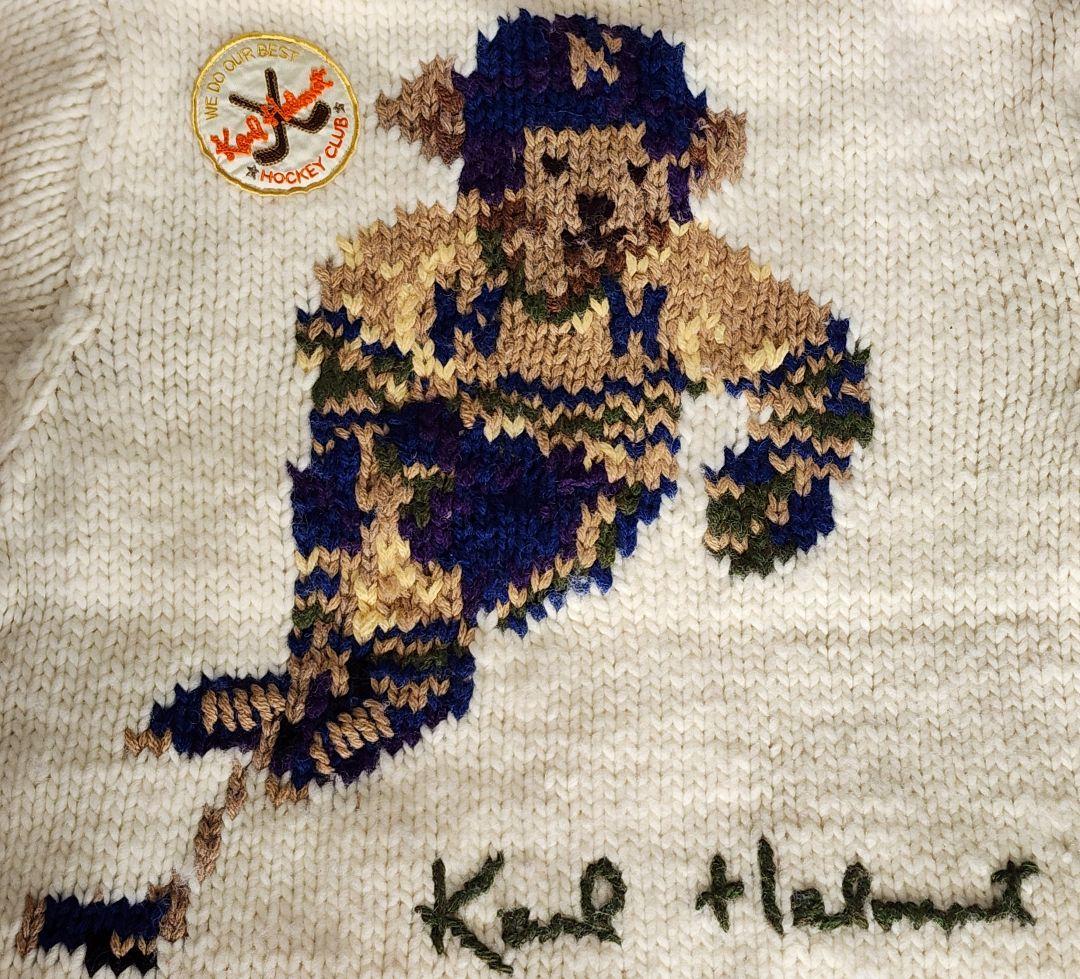 希少】カールヘルム カウチン ニットカーディガン ピンクハウス ユニ