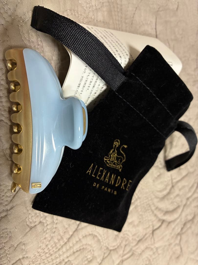 ALEXANDRE DE PARIS 水色ヘアクリップ ALEXANDRINE PARIS ALEXANDRE DE PARIS アレクサンドル ドゥ パリ
