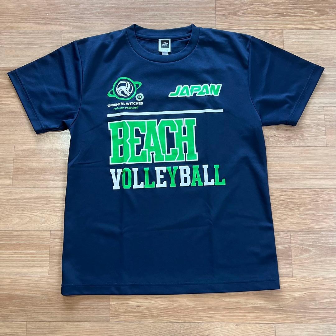 ビーチバレー バレー tシャツ オリエンタルウィッチーズ ネイビー M