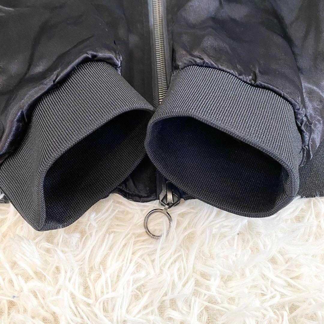 ZARA ザラ XL スカジャン ブラック 黒 刺繍 虎 タイガー レーヨン