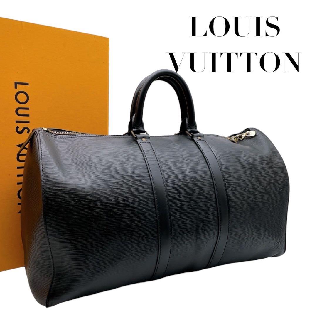 ルイヴィトン　エピ　キーポル45　ボストンバッグ　黒　ブラック 5115 ルイヴィトン エピ キーポル45 ボストンバッグ 黒 ブラック 5115