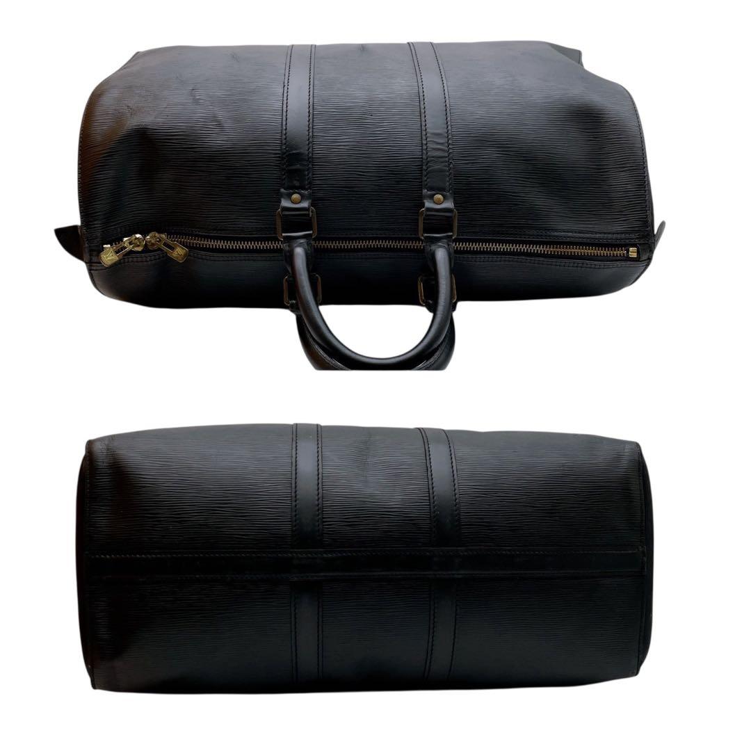 ルイヴィトン エピ キーポル45 ボストンバッグ 黒 ブラック 5115