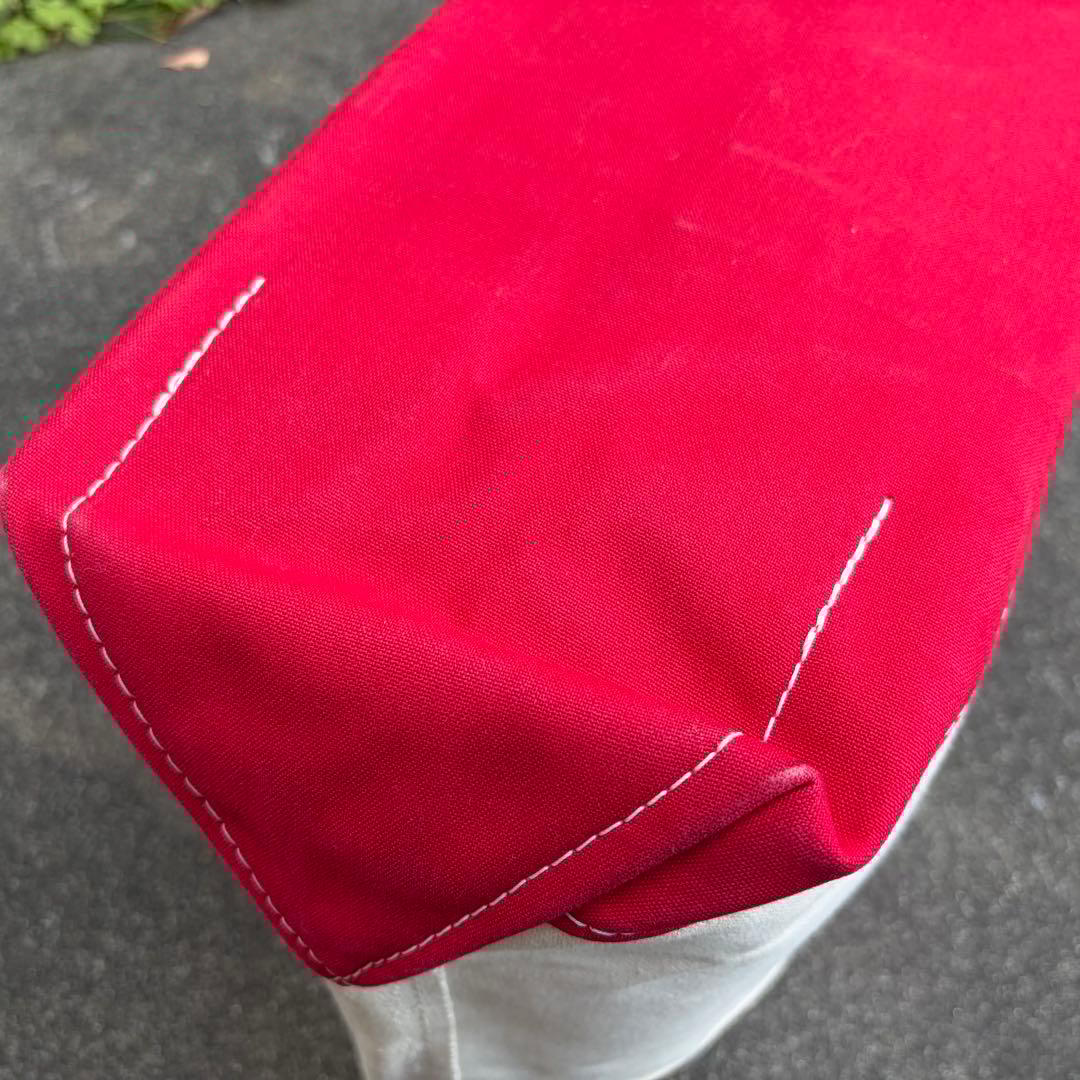 old◎90s L.L.Bean ビーントート ジップトップ 赤 large