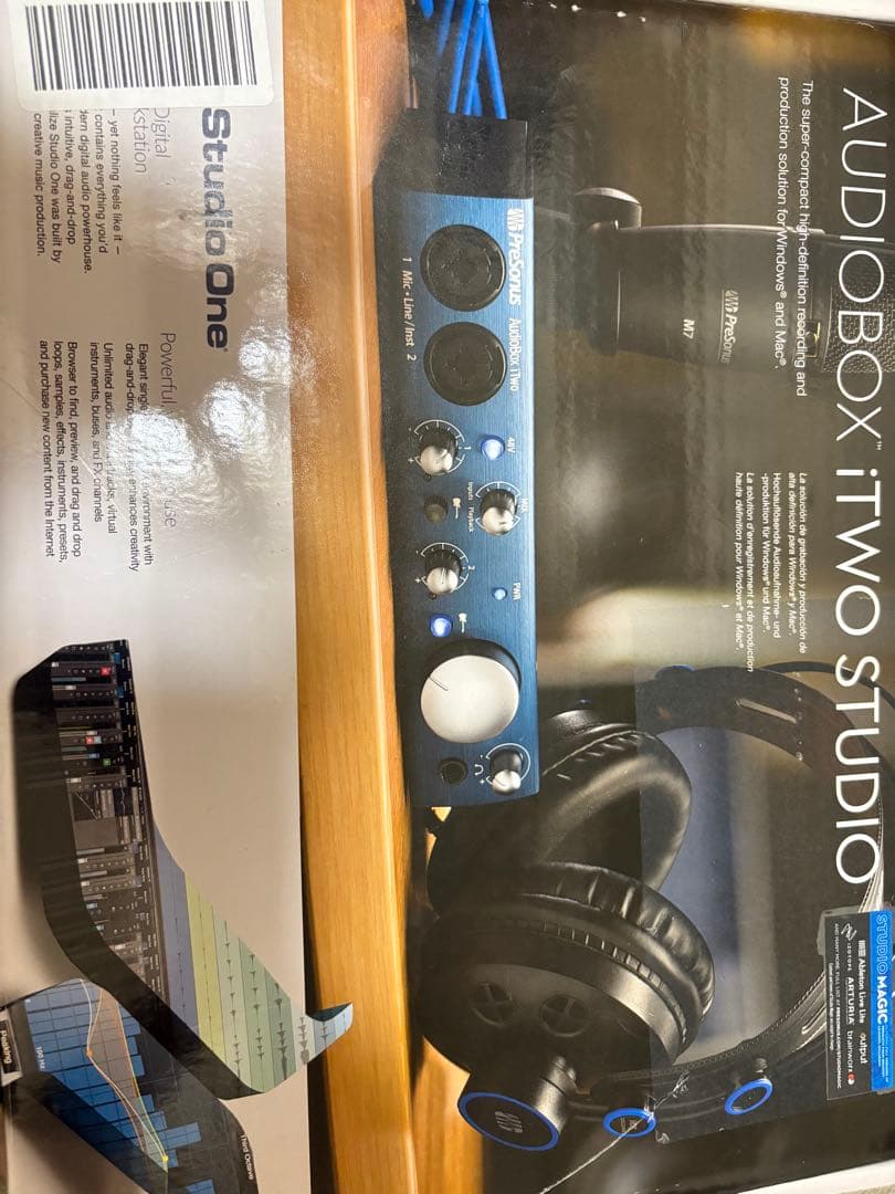 Presonus AudioBox iTwo Studio セット PreSonusの簡単にレコーディングが始められるセットAudioBox iTwo