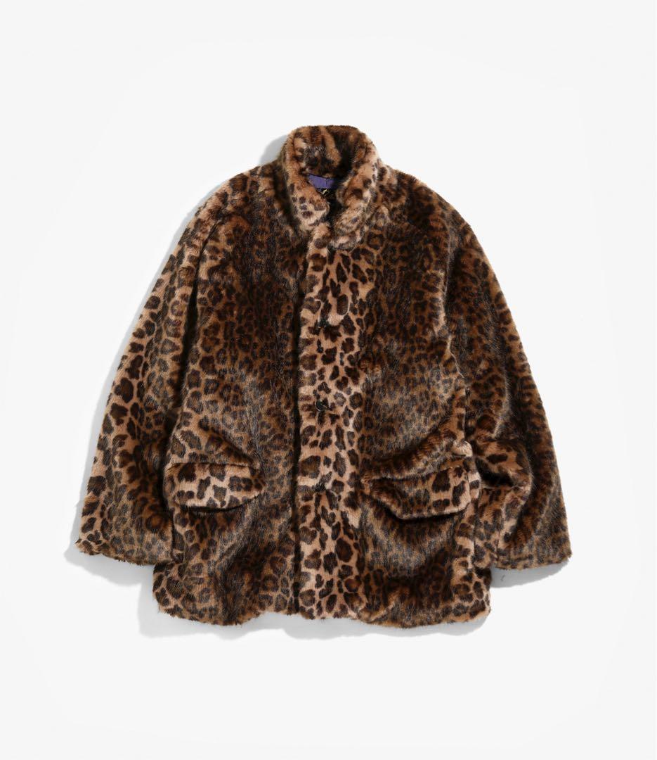 今だけ！21AW S.C.Car Coat-Faux Furレオパード