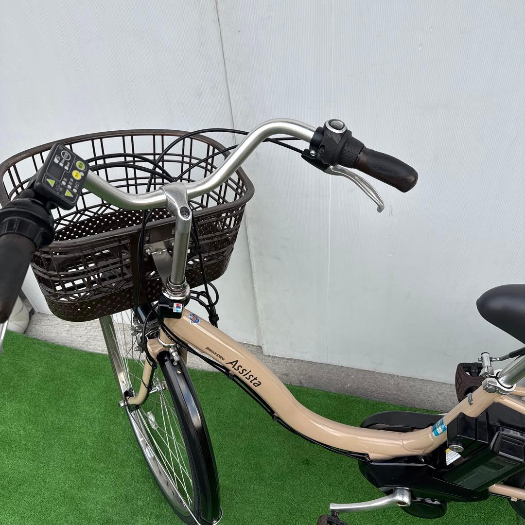 ブリヂストン電動アシスト自転車26インチ 12.3Ah イエロー