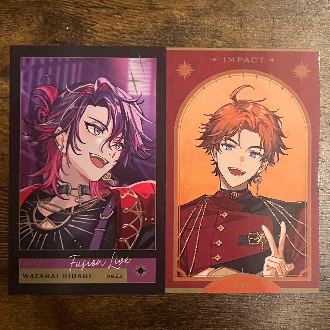 にじさんじ IMPACT 渡会雲雀 北見遊征 チェキ風カード - メルカリ