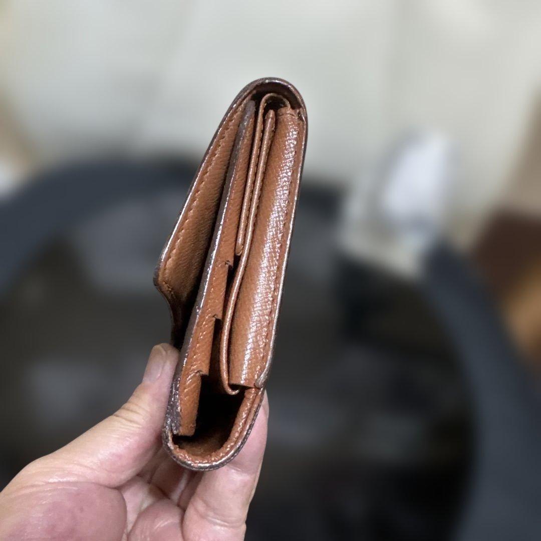 ⑥☆良品♪モノグラム 三つ折り長財布 - メルカリ