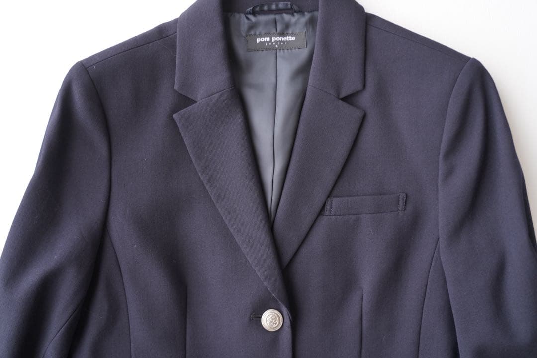 ポンポネットジュニア 160サイズ 受験 面接 学校訪問 卒業式 中学受験