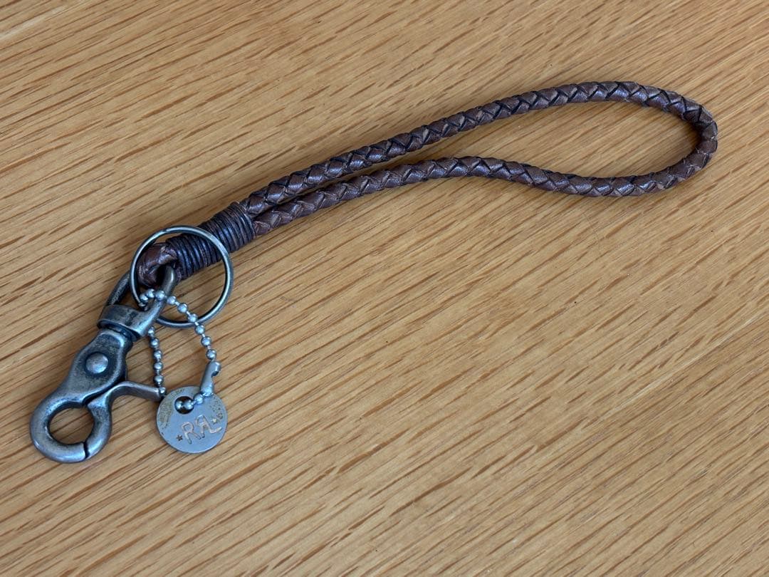 RRL/アクセ/レザー/キーホルダー/ラルフローレン/ロープ/キーフォブ/リング RRL/アクセ/レザー/キーホルダー/ラルフローレン/ロープ/キーフォブ/リング