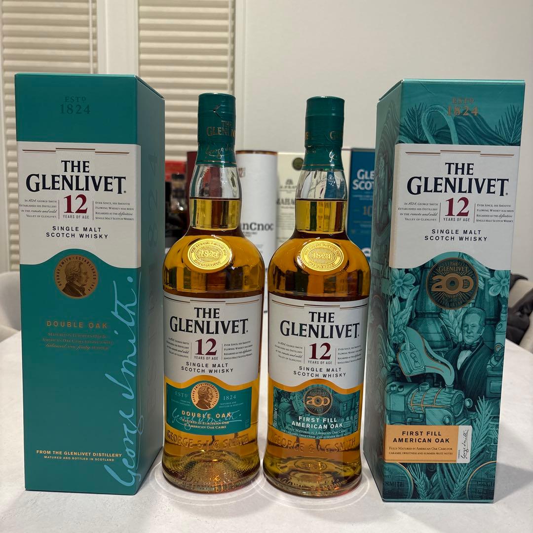 グレンリベット 12年 200周年シングルモルトウイスキー　2本セット ザ・グレンリベット 12年 200周年記念 限定ボトル」 1月22日（月）から