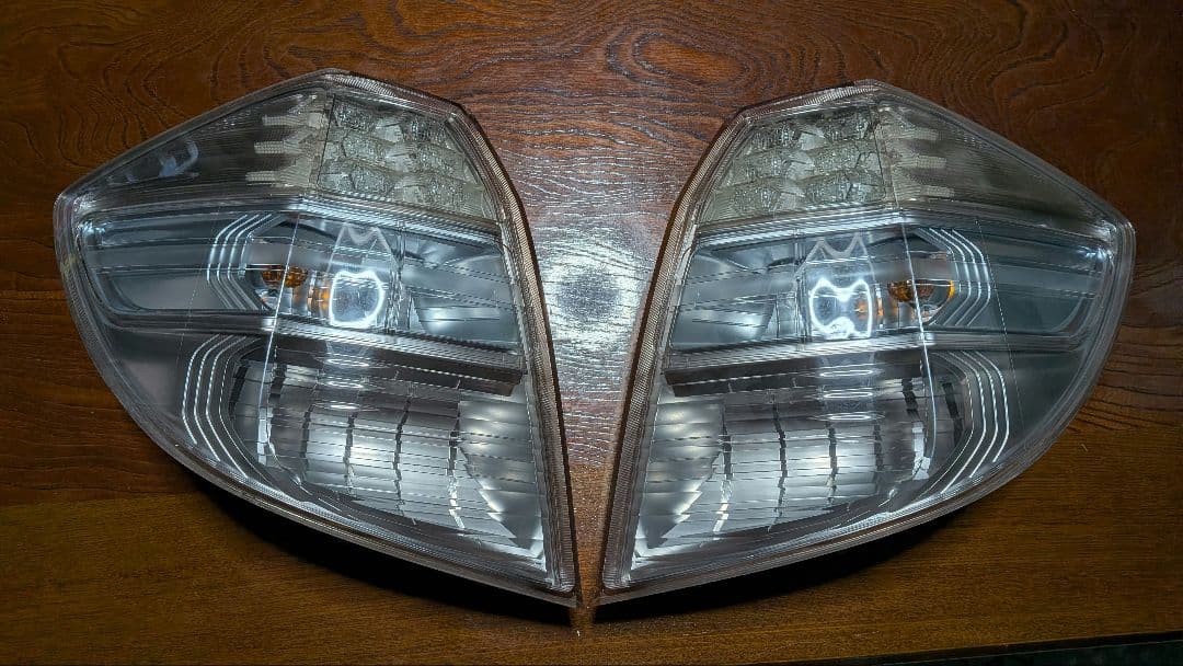 フィット ge8 後期テールライト 左右セット クリアレンズ LED LEDリフレクター クリア フィット/Fit GE6 GE7 GE8 GE9 48発 左右
