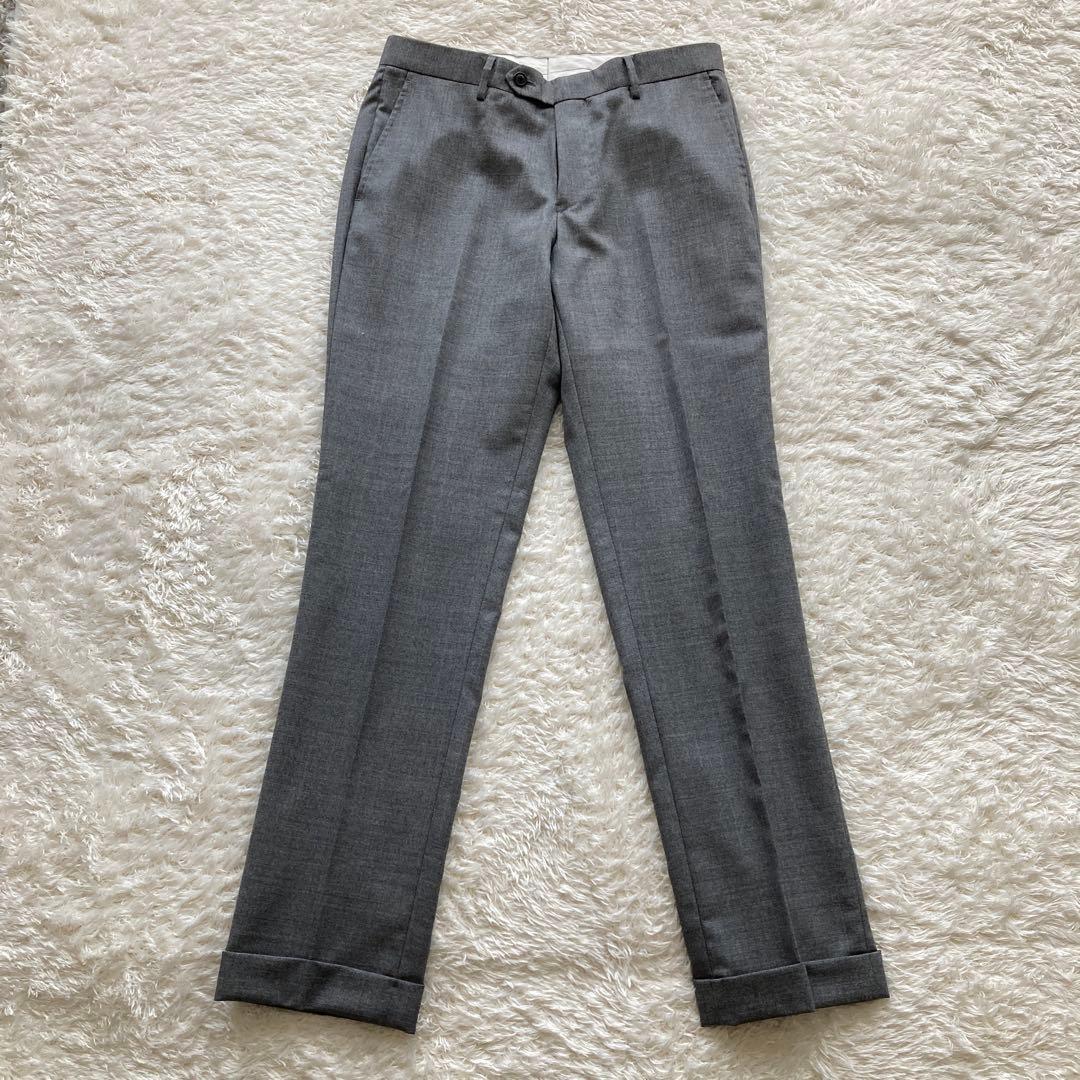 未使用級】グリーンレーベルリラクシング カノニコ スーツ 3ピース 44