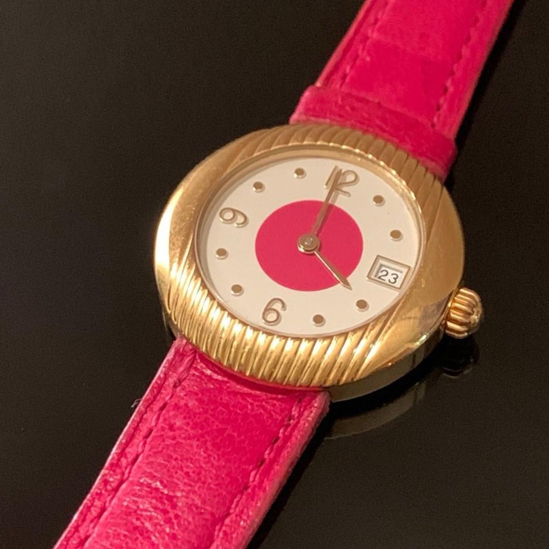 希少 稼動品 イヴサンローラン ビビット ホットピンク 腕時計ウォッチ YSL 希少 稼動品 イヴサンローラン ビビット ホットピンク 腕時計ウォッチ