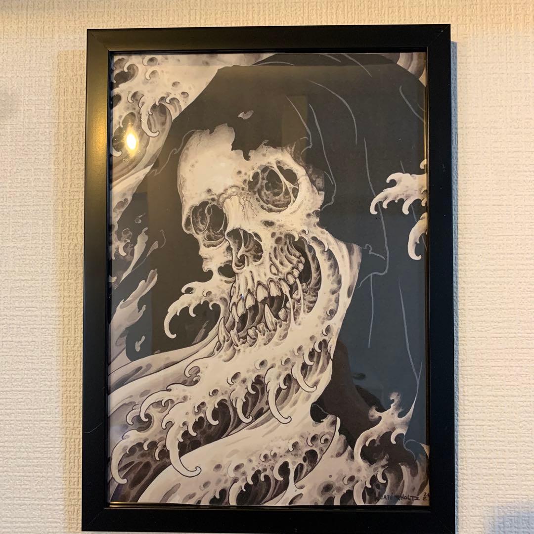 ☆タトゥーフラッシュ20種類☆/A4額縁付き/刺青/アート/3枚選択 - メルカリ