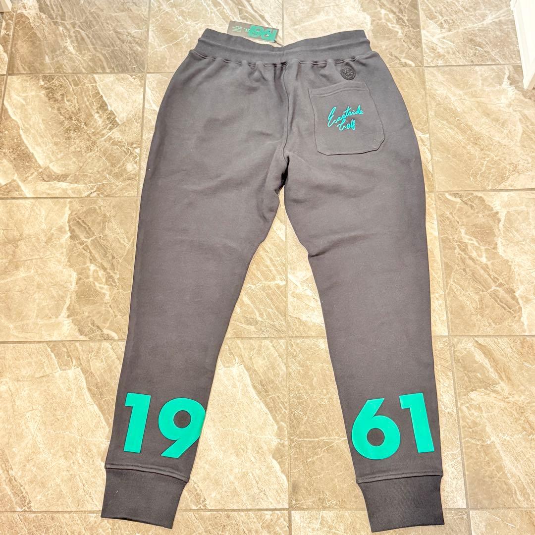【新品未使用】イーストサイドゴルフ 1961スウェットパンツ チャンピオン×イーストサイドゴルフ パンツ 黒 スウェット地 裏起毛