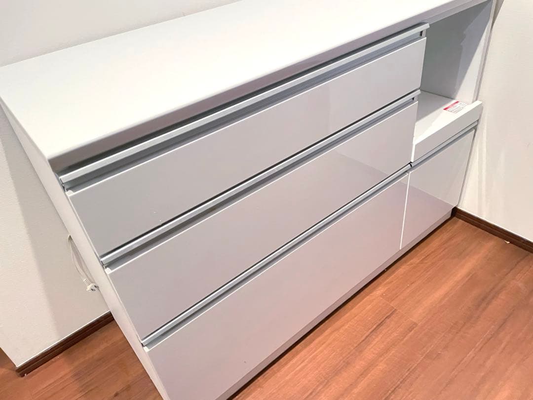 ニトリ キッチンカウンター(レジューム 120-2QL-R WH) nitori-net_4033250