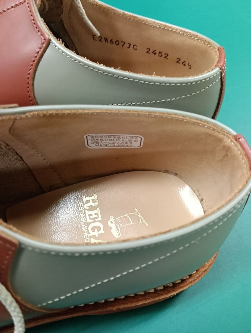 REGAL ローファー 24.5cm グレー・ブラウン