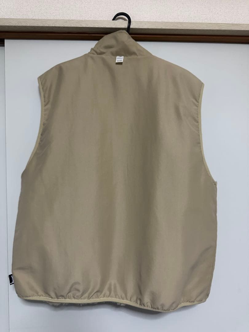 STUSSY ステューシー カラーブロック リバーシブル ベスト ボア