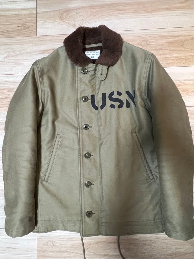 リアルマッコイズ カスタム N-1 デッキジャケット サイズ34 - メルカリ