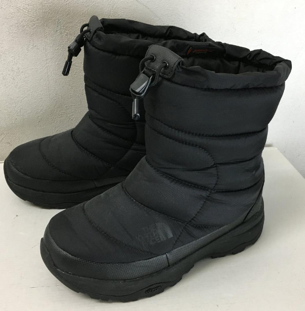 ノースフェイス 2025購入 現行 美品 ヌプシ ブーツ 黒 23cm THE NORTH FACE（ザ ノースフェイス） 氷・雪に滑らない ノース