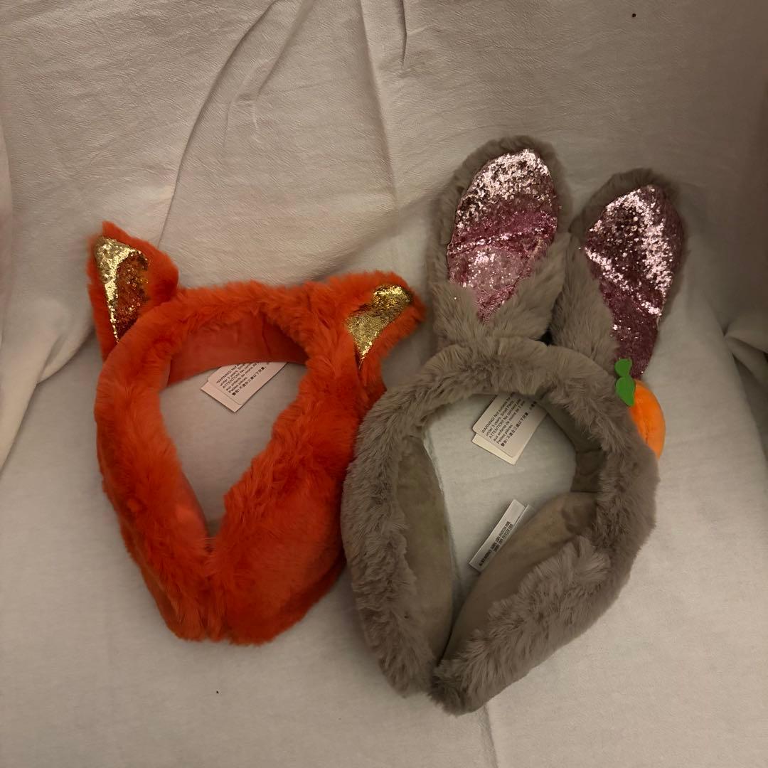 即発可】上海ディズニー限定 ズートピア カチューシャセット - メルカリ