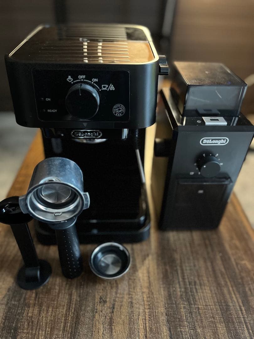 De'Longhi スティローザ　コーヒーグラインダー　セット デロンギ（DeLonghi） エスプレッソ・カプチーノメーカー スティローザ