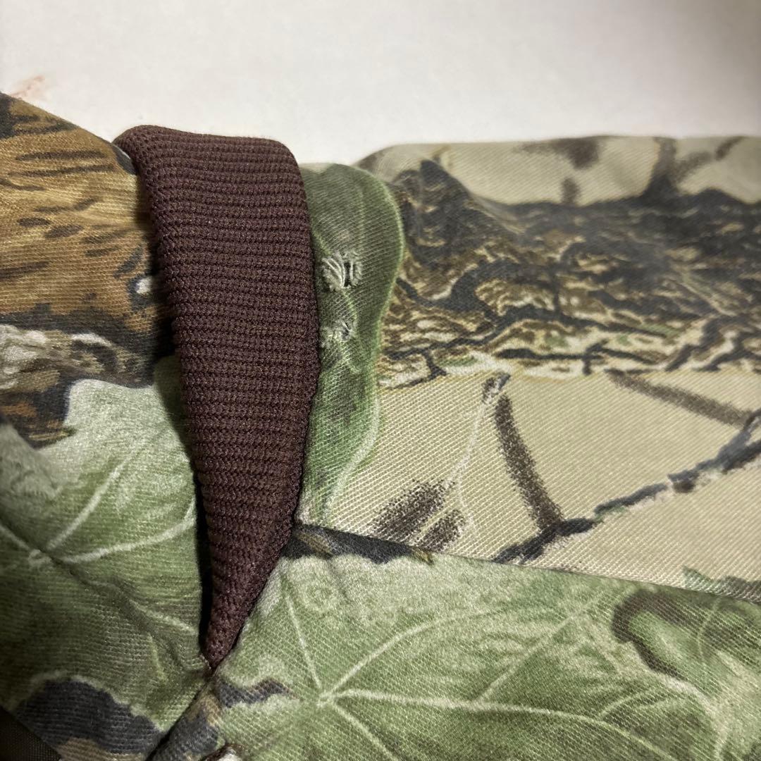 90s Duxbak リアルツリーカモ パディング ジャケット 中綿 パーカー