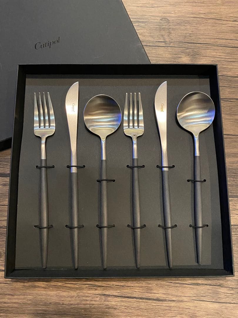 新品未使用　Cutipol GOA クチポール ゴア ブラックシルバー　6点 GOA Black Silver [ ゴア ブラック シルバー ] | クチポール(Cutipol