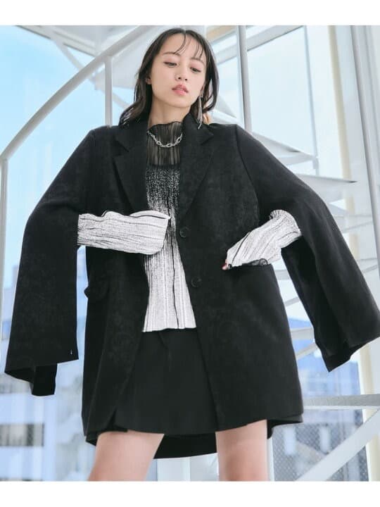 HARE ハレ ヴィンテージ ソデアキ ビッグテーラー ジャケット 黒