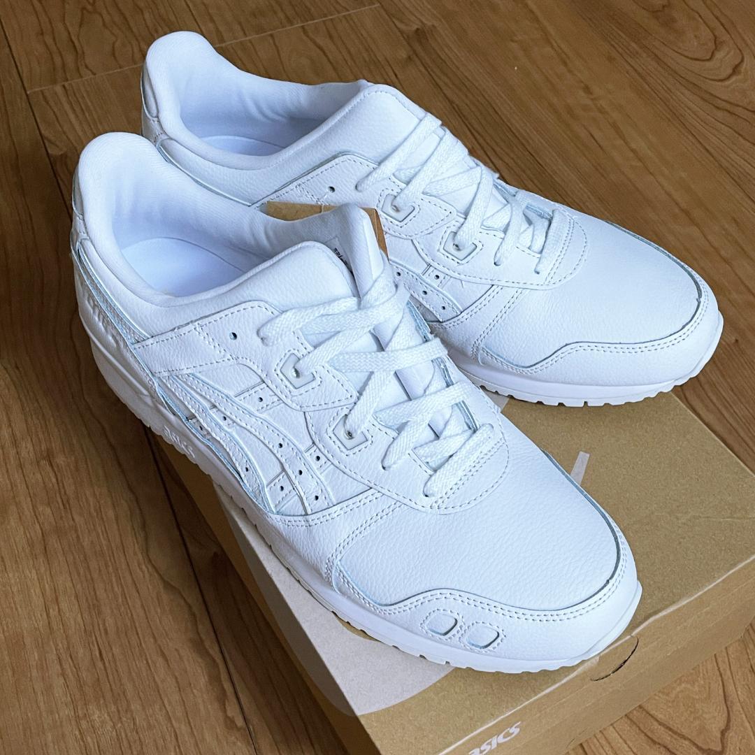 新品 アシックス ゲルライト 3 OG 28 ホワイト レザー 白 GEL - メルカリ