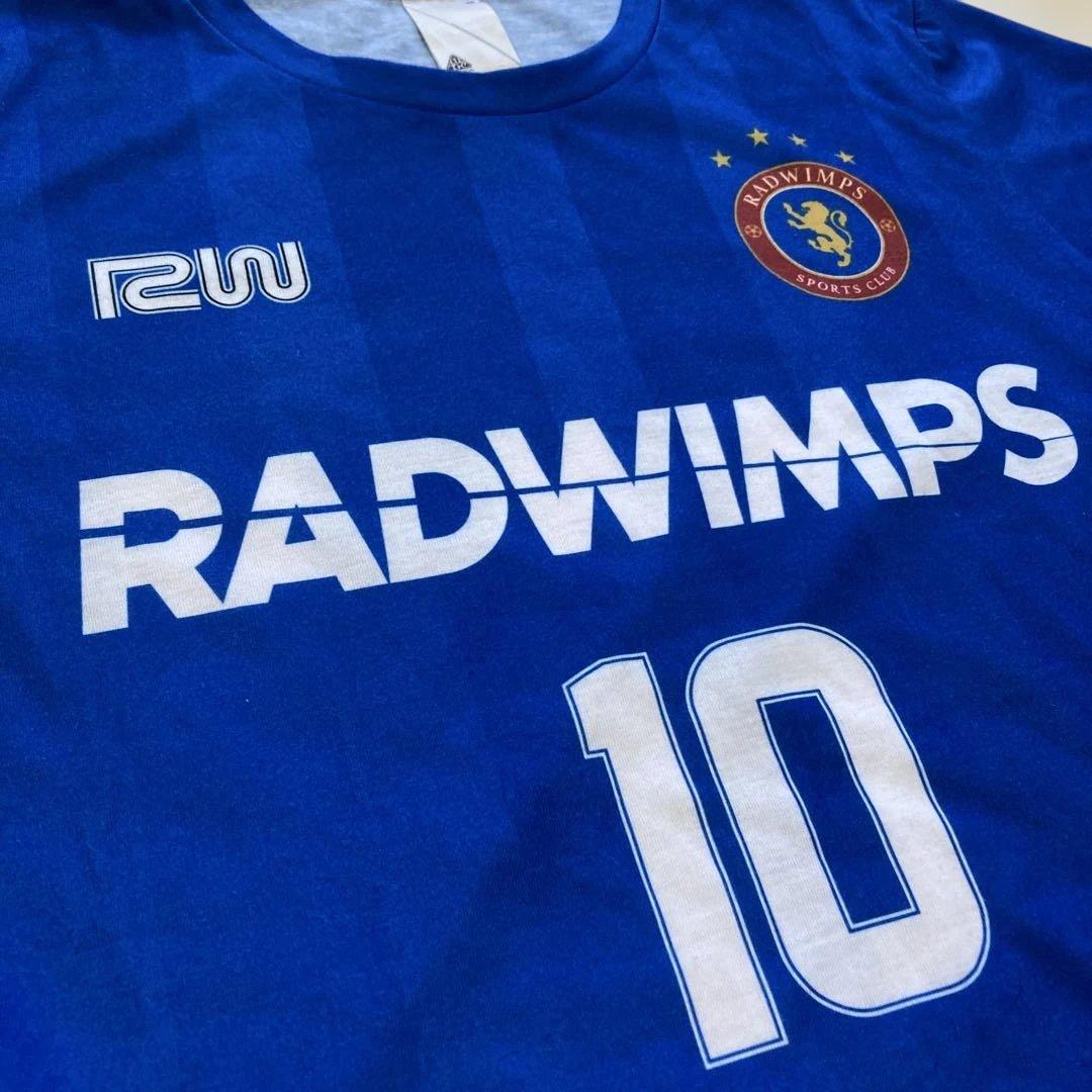 RADWIMPS サッカー ユニフォーム Tシャツ ブルー Mサイズ - メルカリ
