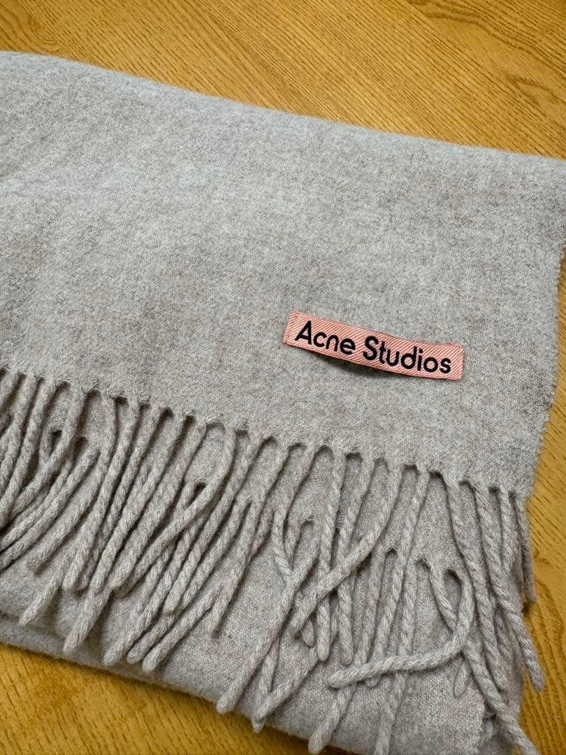Acne Studios マフラー フリンジ付き ACNE（アクネ） ACNE STUDIOS ストゥディオズ マフラー フリンジウール
