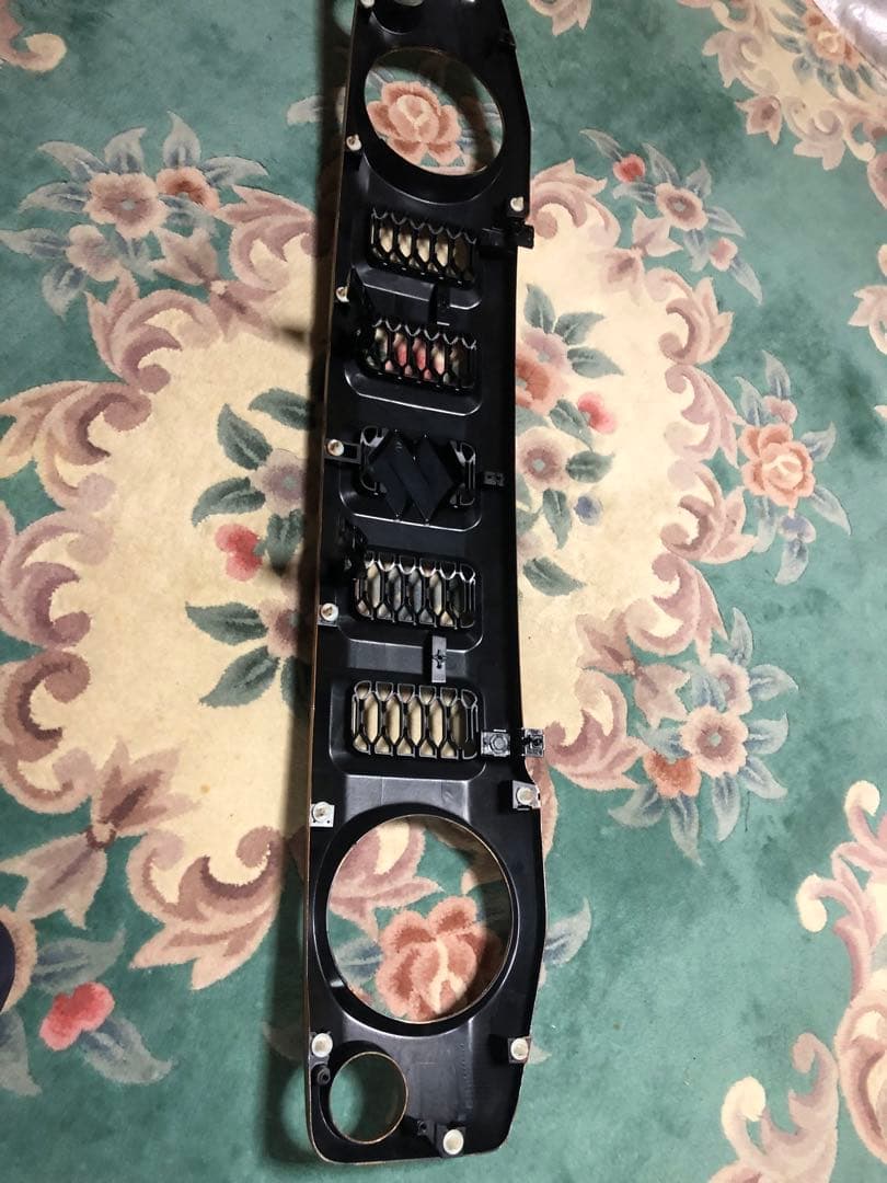 ジムニー 純正 フロント グリル 木目塗装 ウッド ダークブラウン色