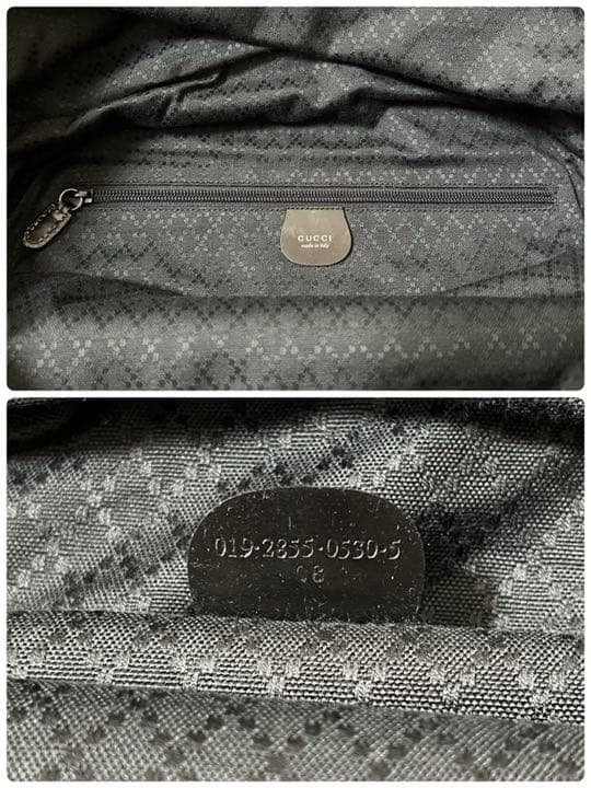 あ*ん様 GUCCI レザーコンビ ボストンバッグ 旅行 ビジネス - メルカリ